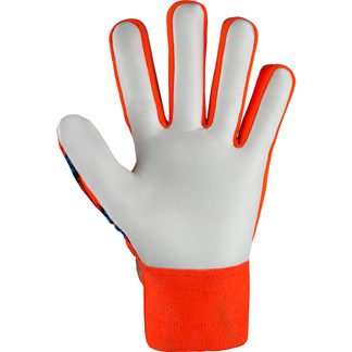 Attrakt Starter Solid Finger Support Junior Goalkeeper Gloves Kids hyper orange