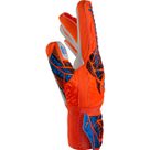 Attrakt Starter Solid Finger Support Junior Goalkeeper Gloves Kids hyper orange