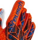 Attrakt Starter Solid Finger Support Junior Goalkeeper Gloves Kids hyper orange