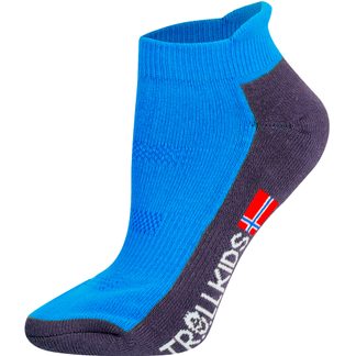 Trollkids - Hiking Low Cut Socken Kinder medium blue