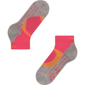 RU4 Cool Short Running Socks Women rose