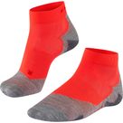 RU5 Short Running Socks Men neon red