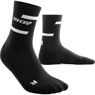 The Run Mid Cut V4 Socken Damen schwarz