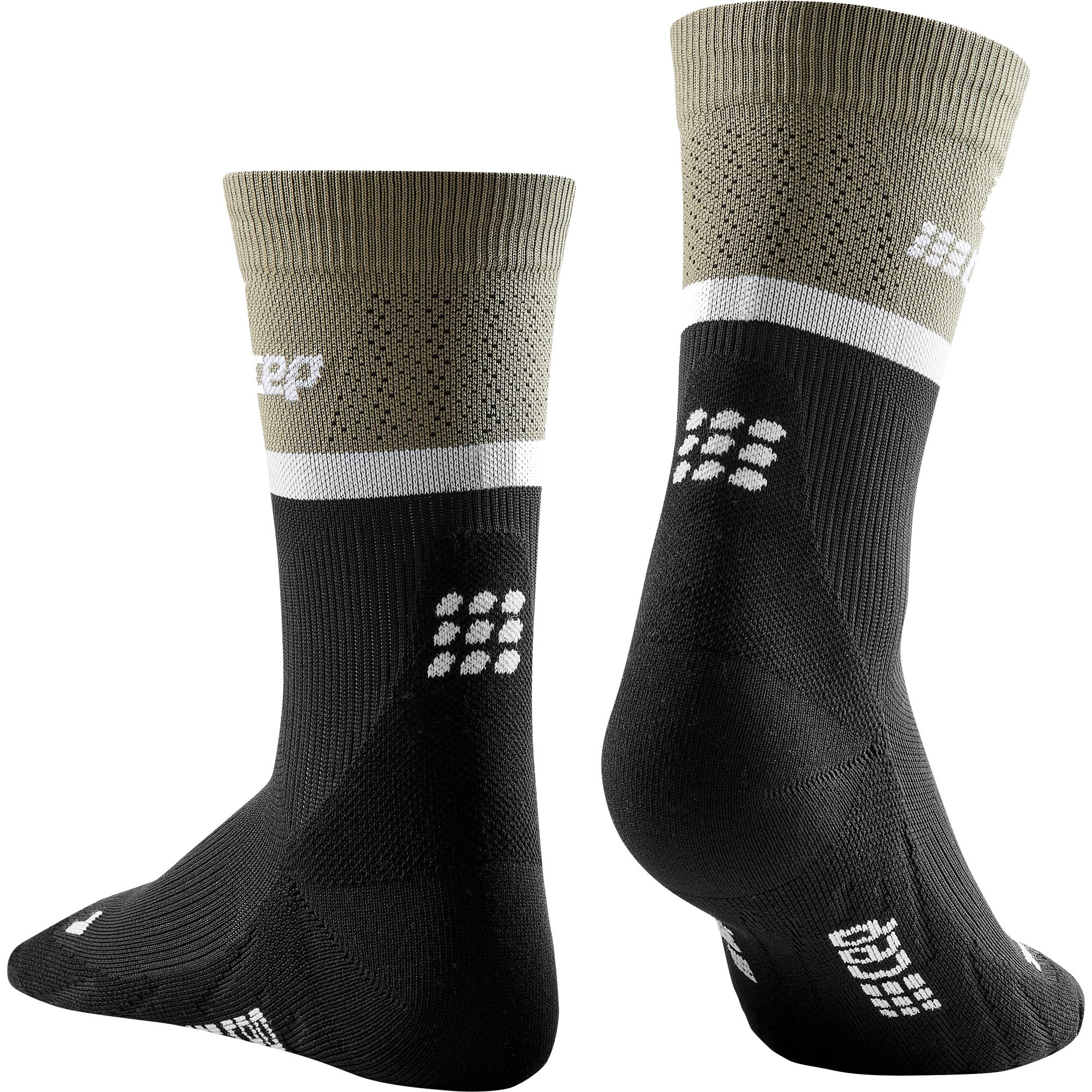 CEP - Run Compression Mid Cut Socks Men olive at Sport Bittl Shop
