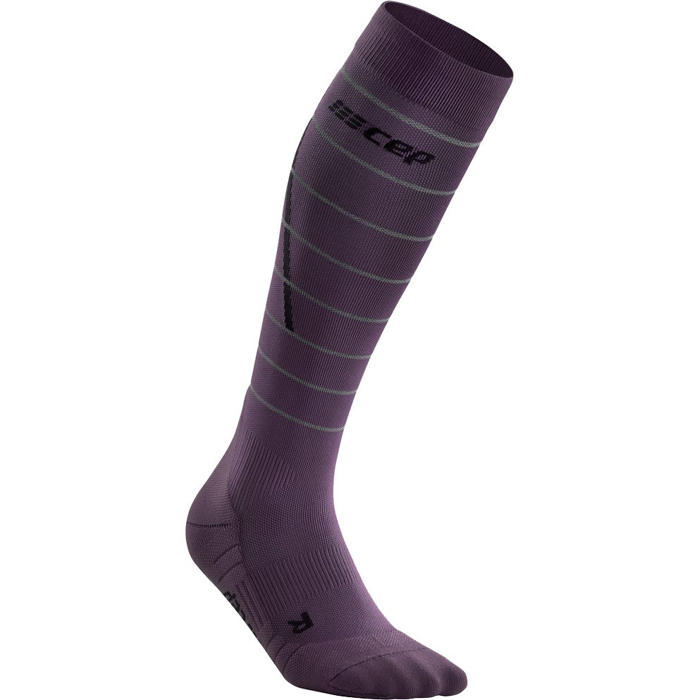 CEP - Reflective Compression Mid Cut Socks Women purple at