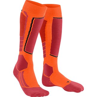 SK2 Intermediate Ski Socks Men flash orange