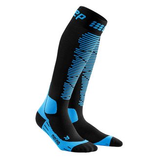 CEP - Ski Merino Compression Socks Men black blue