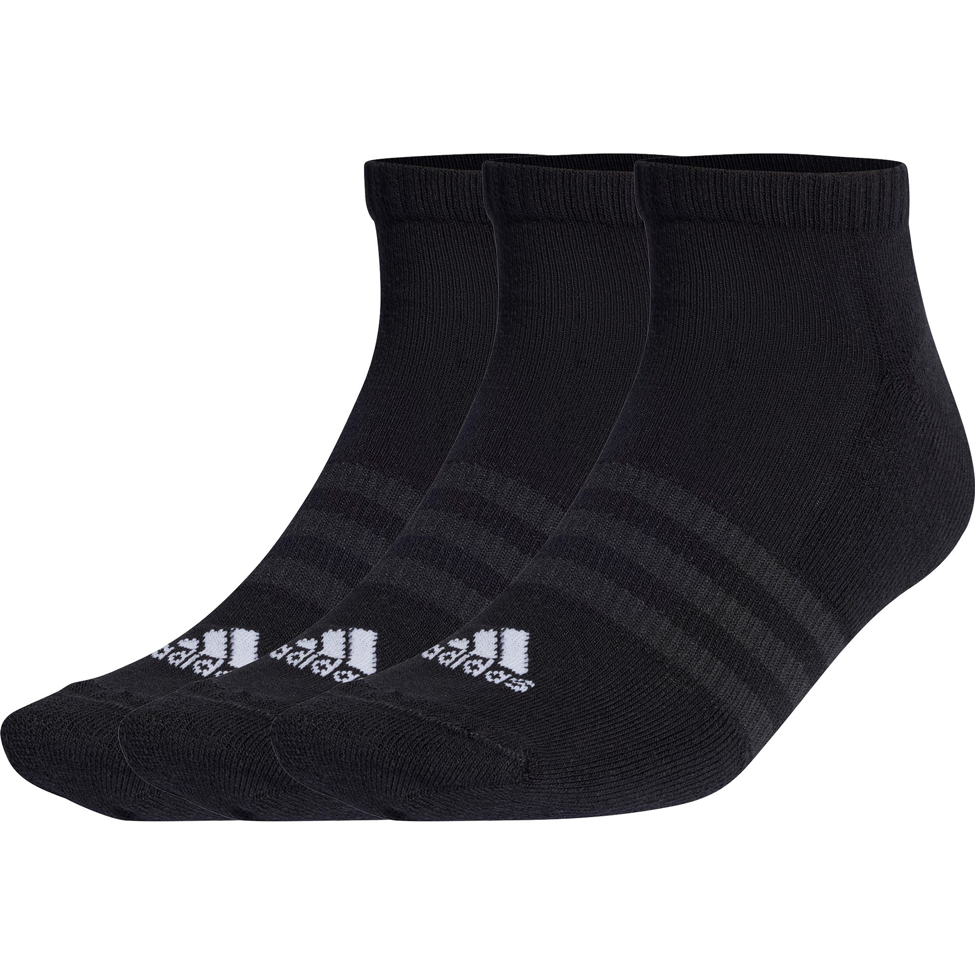 adidas - Cushioned Low-Cut Socken 3 Paar schwarz kaufen im Sport Bittl Shop