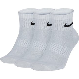 Nike - Everyday Lightweight Ankle 3 Paar Socken weiß schwarz