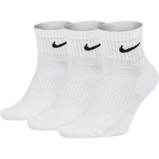 Nike - Everyday Cush Ankle 3 Paar Socken weiß