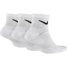Everyday Cush Ankle 3 Pair Socks white