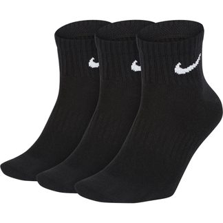 Nike - Everyday Lightweight Ankle 3 Paar Socken schwarz weiß