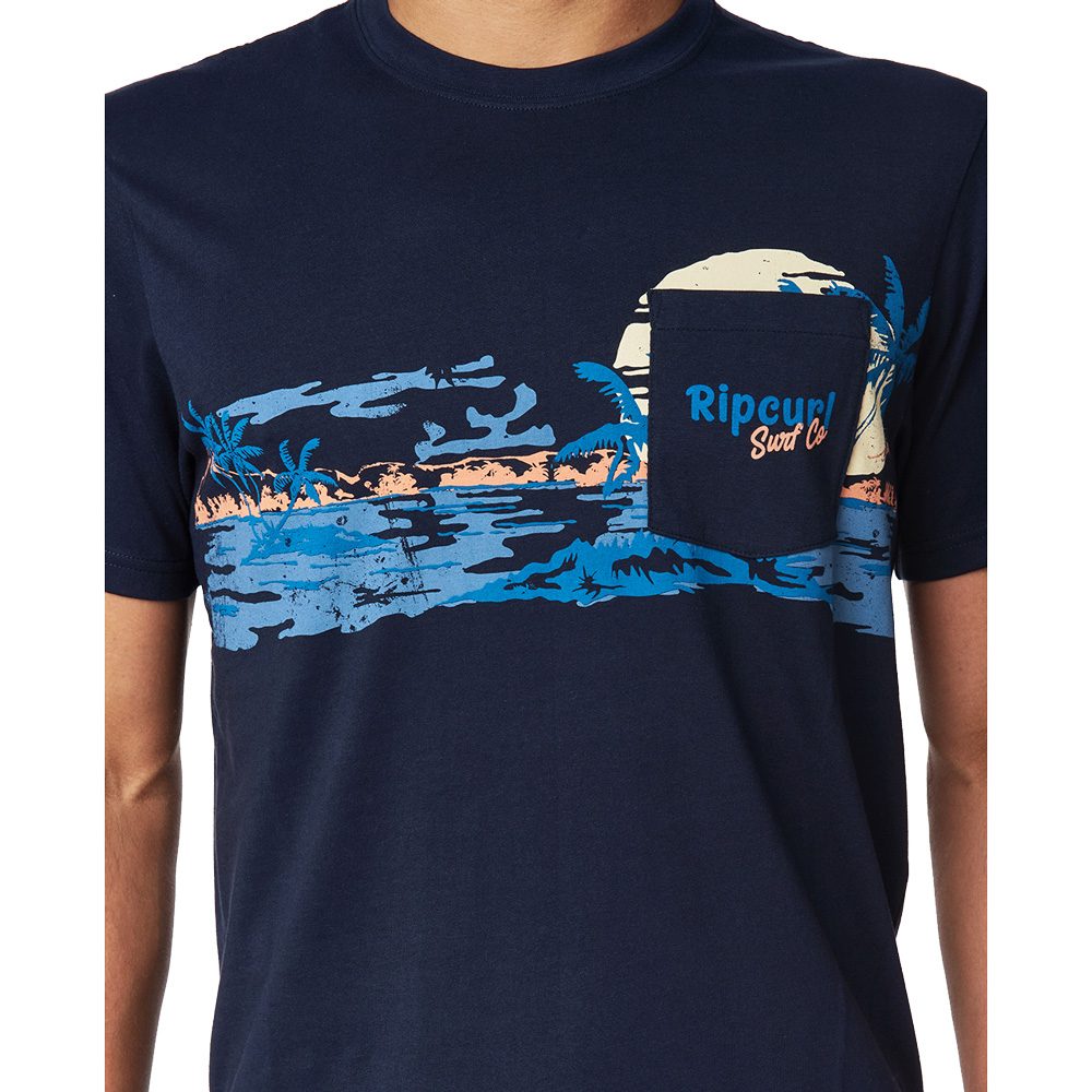 T-Shirt Herren - kaufen im navy Session Sport Shop Curl Busy Bittl Rip
