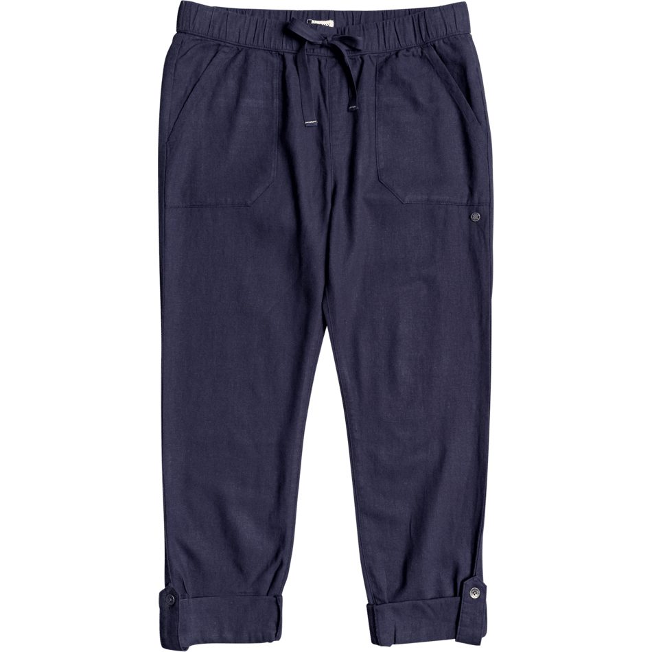 On The Seashore Leinenhose Damen mood indigo