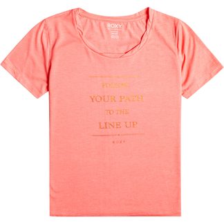 Roxy - Chasing The Swell T-Shirt Damen fusion coral