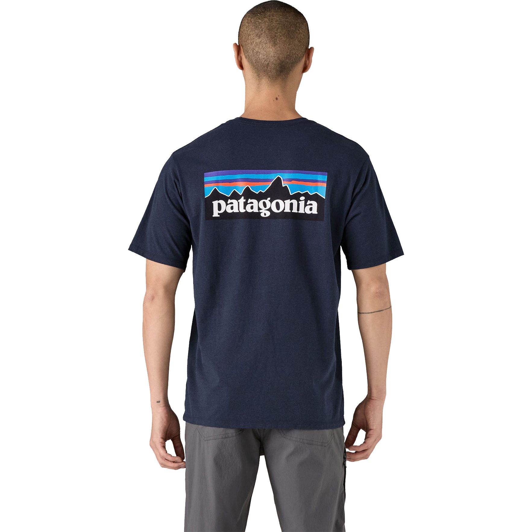 P 6 Logo Responsibili T-Shirt Men new navy