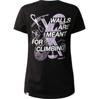 Outdoor Graphic T-Shirt Damen schwarz