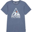 Authentic T-Shirt Herren dark blue melange