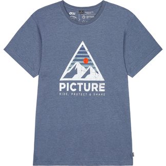 Authentic T-Shirt Herren dark blue melange