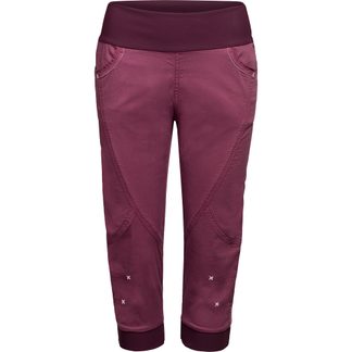 Fuji 2.0 3/4 Kletterhose Damen dark bordeaux