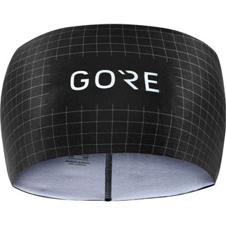 GOREWEAR - Grid Stirnband black urban grey