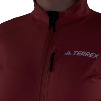 Terrex Xperior Cross-Country Ski Soft Shell Jacket Women wonder red