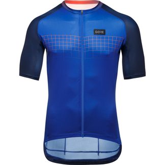 GOREWEAR - Grid Fade 2.0 Radtrikot Herren ultramarine blue firebal