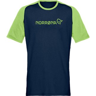 Norrona - Fjørå Equaliser Lightweight T-Shirt Men foliage indigo night