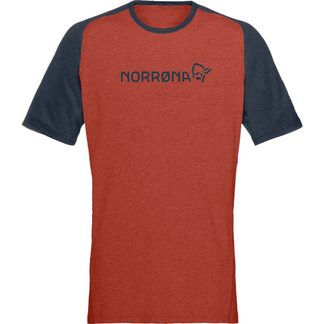 Norrona - Fjørå Equaliser Lightweight T-Shirt Herren rooibos tea