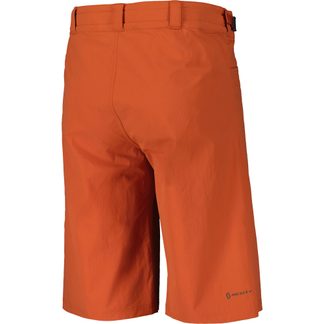 Trail Flow mit Hosenpolster Shorts Herren braze orange 