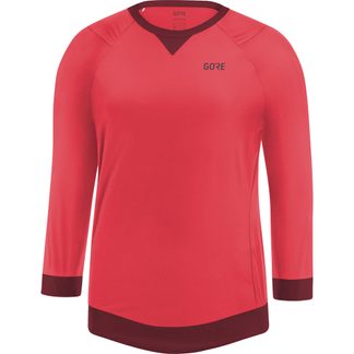 C5 All Mountain 3/4 Jersey Women hibiscus pink chestnut red