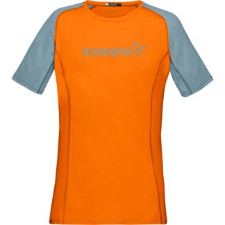 Norrona - Fjørå Equaliser Lightweight T-Shirt Damen orange popsicle tourmaline
