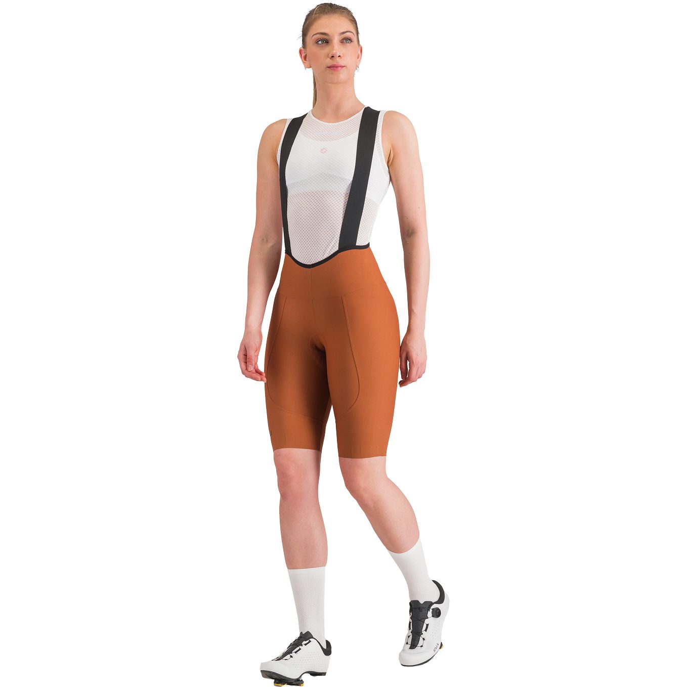 Espresso Trägerhose Damen mocha