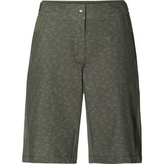 VAUDE - Ledro Print Shorts Women khaki