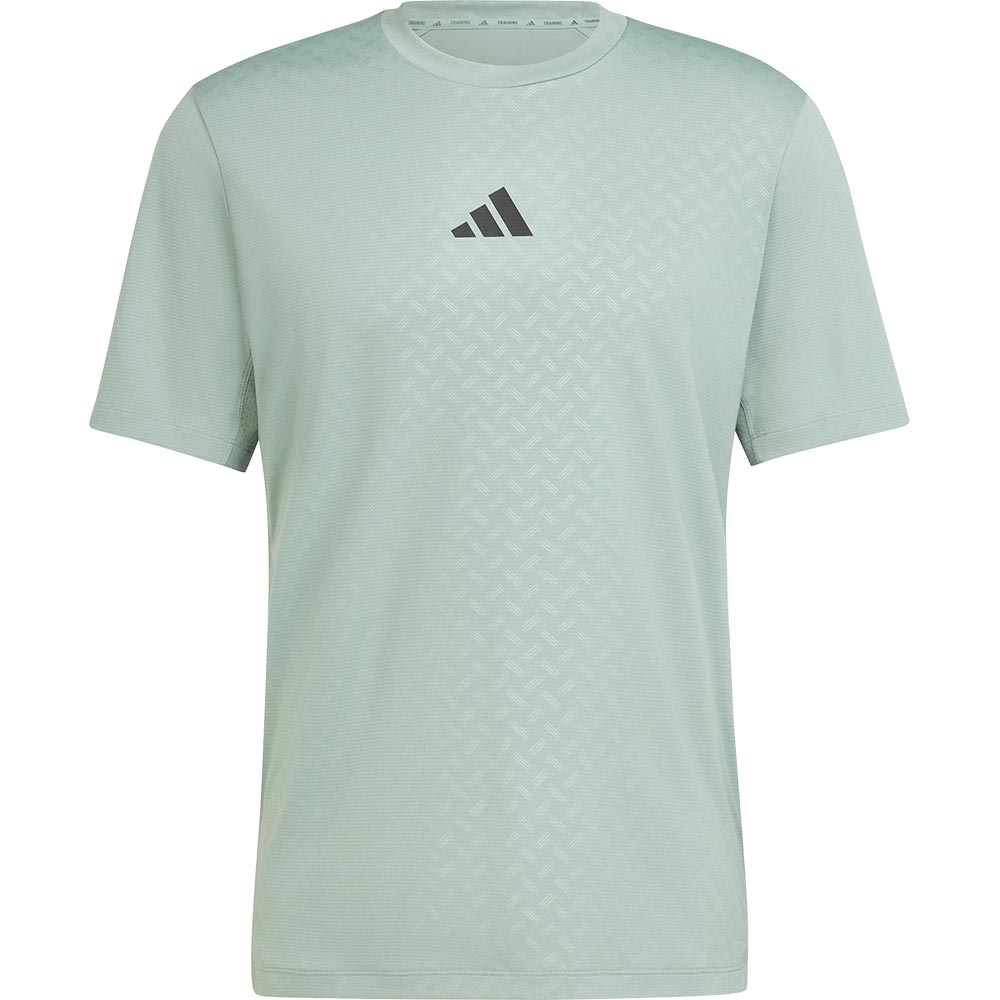 Power 3-Streifen T-Shirt Herren silver green