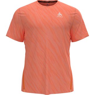 Odlo - Zeroweight Engineered Chill-Tec T-Shirt Herren shocking orange melange