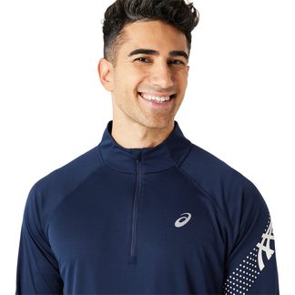 Icon Longsleeve 1/2 Zip Men blue expanse