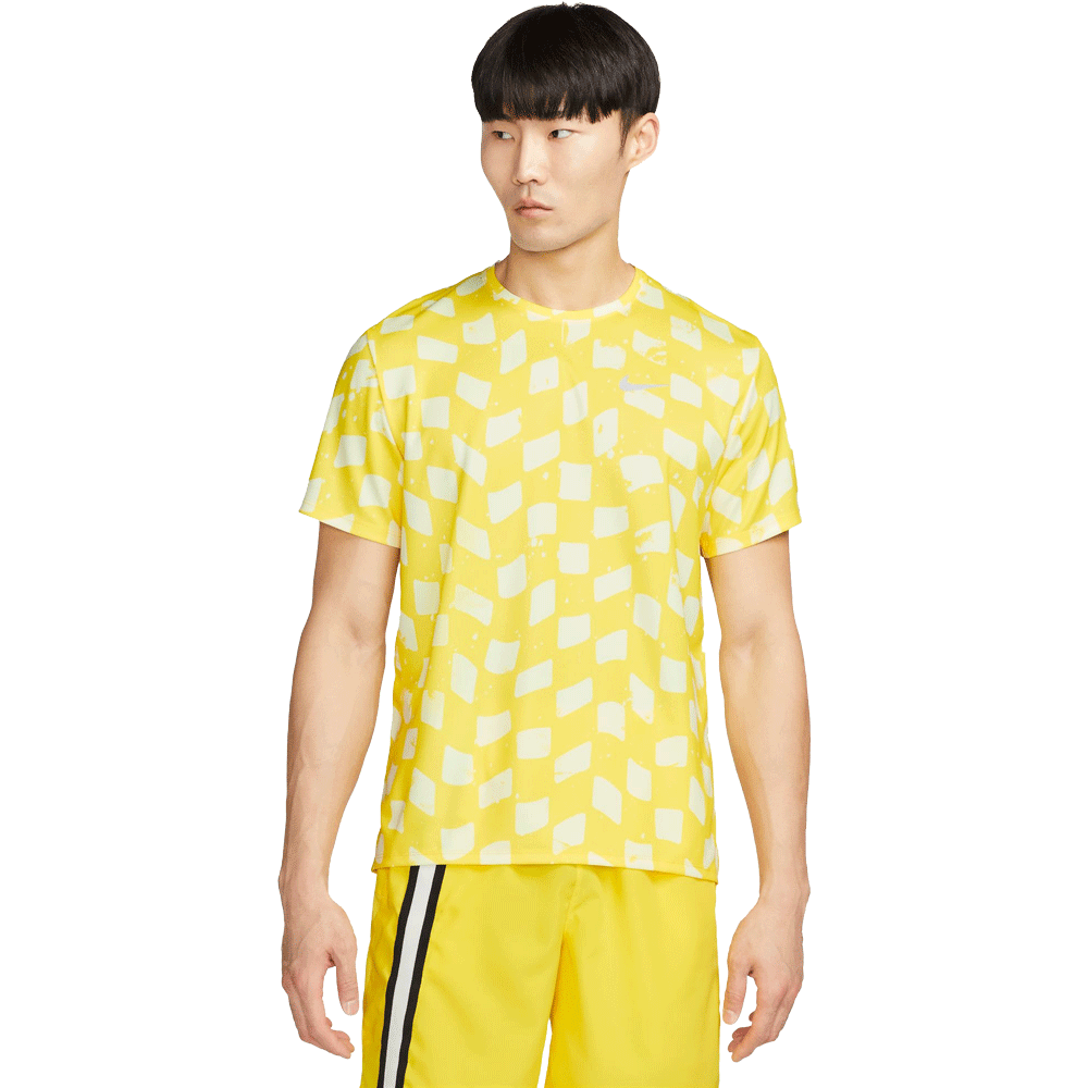 Nike - Dri-Fit Miler T-Shirt Herren opti yellow
