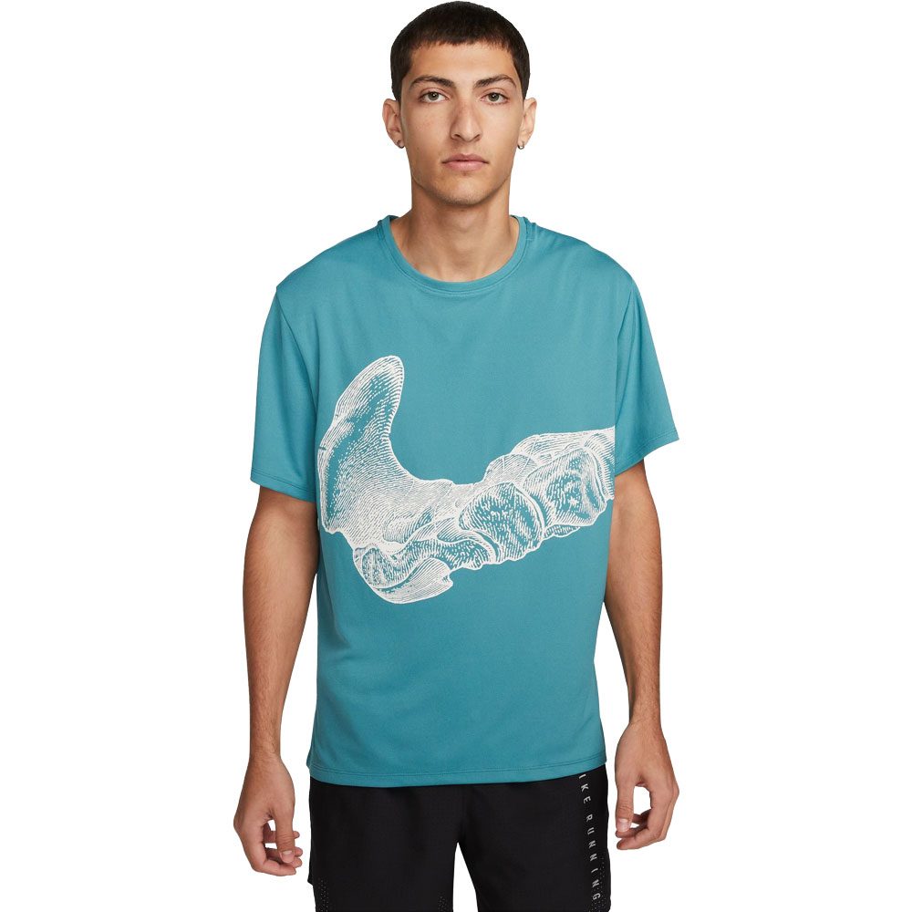 Herren mineral Run teal Miler im Sport T-Shirt Bittl Shop - Nike Division kaufen