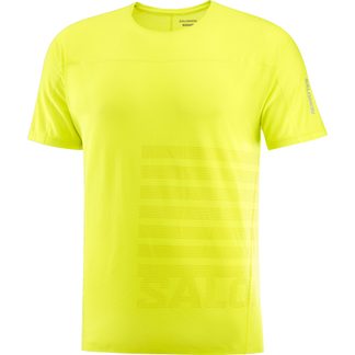 Salomon - Sense Aero GFX T-Shirt Herren sulphur spring