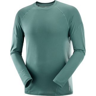 Salomon - Cross Run Longsleeve Herren north atlantic