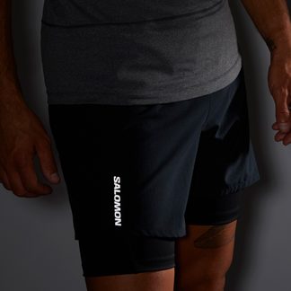 Cross Twinskin™ Shorts Men deep black