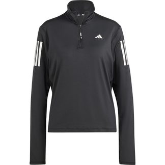 adidas - Own the Run Half-Zip Oberteil Damen schwarz