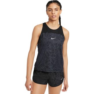 Nike - Miler Run Division Allover Print Running-Tanktop Women black