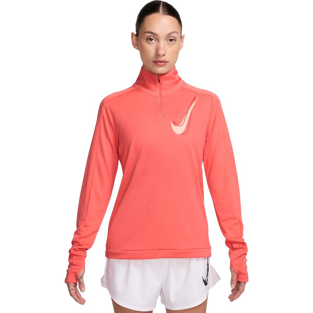 Swoosh 1/2 Zip Longsleeve Damen magic ember