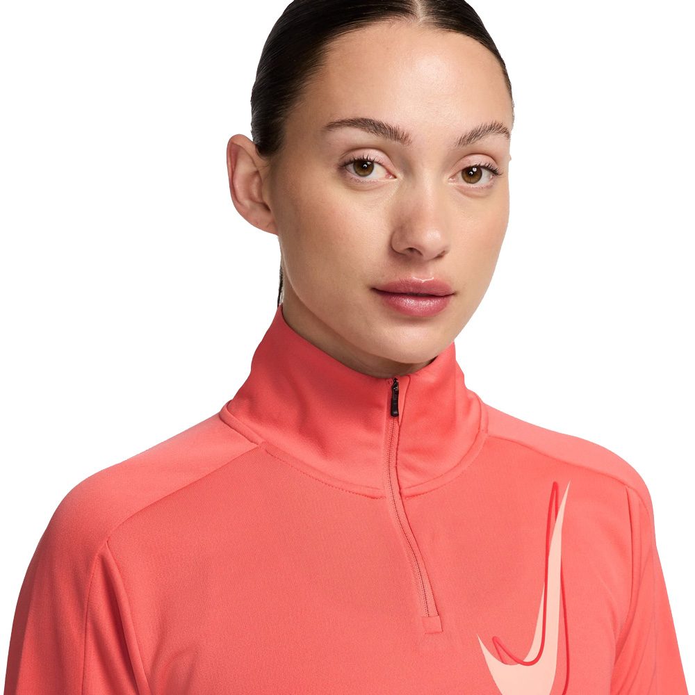 Swoosh 1/2 Zip Longsleeve Damen magic ember