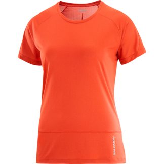 Salomon - Cross Run T-Shirt Women cherry tomato