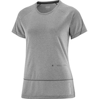 Salomon - Cross Run GFX T-Shirt Damen heather 