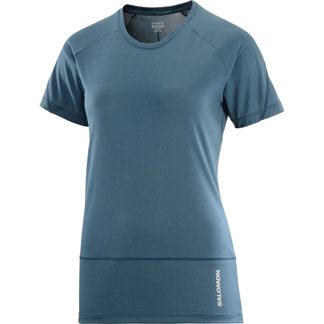 Salomon - Cross Run T-Shirt Damen midnight navy