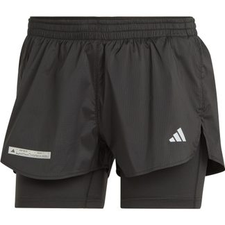 adidas - Ultimate Two-in-One Shorts Damen schwarz